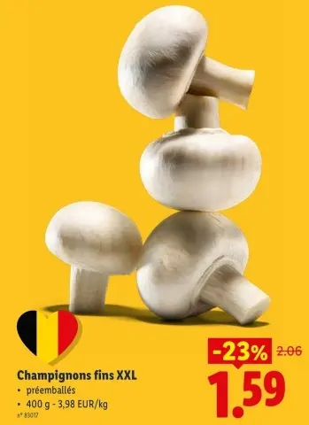 Offre: Champignons fins XXL