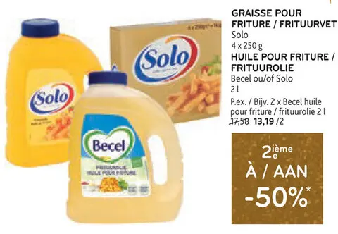 Offre: Graisse pour friture / Frituurvet