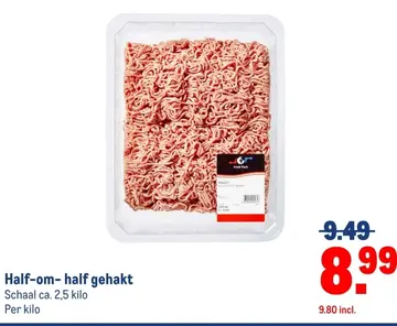 Aanbieding: Half-om- half gehakt