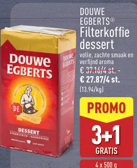 Promotie: Filterkoffie dessert