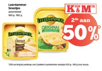 Aanbieding: Leerdammer Sneetjes