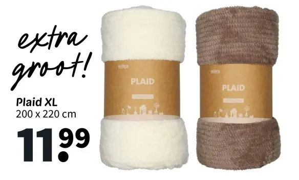 Aanbieding: Plaid XL