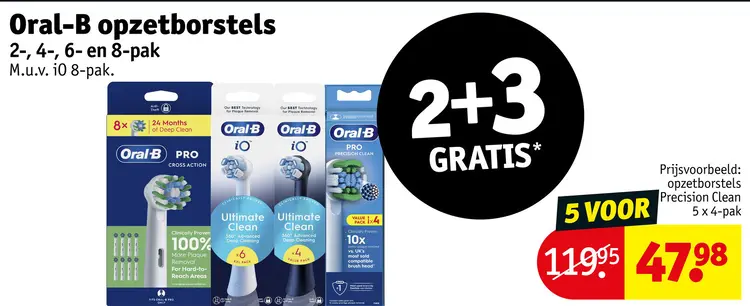 Aanbieding: Oral-B opzetborstels