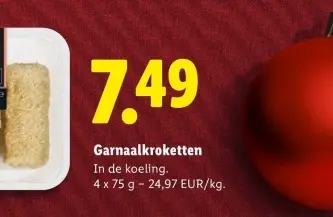Promotie: Garnaalkroketten
