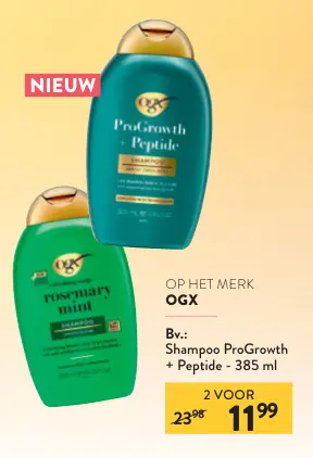 Promotie: Shampoo ProGrowth + Peptide
