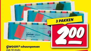 Aanbieding: Schuursponsen