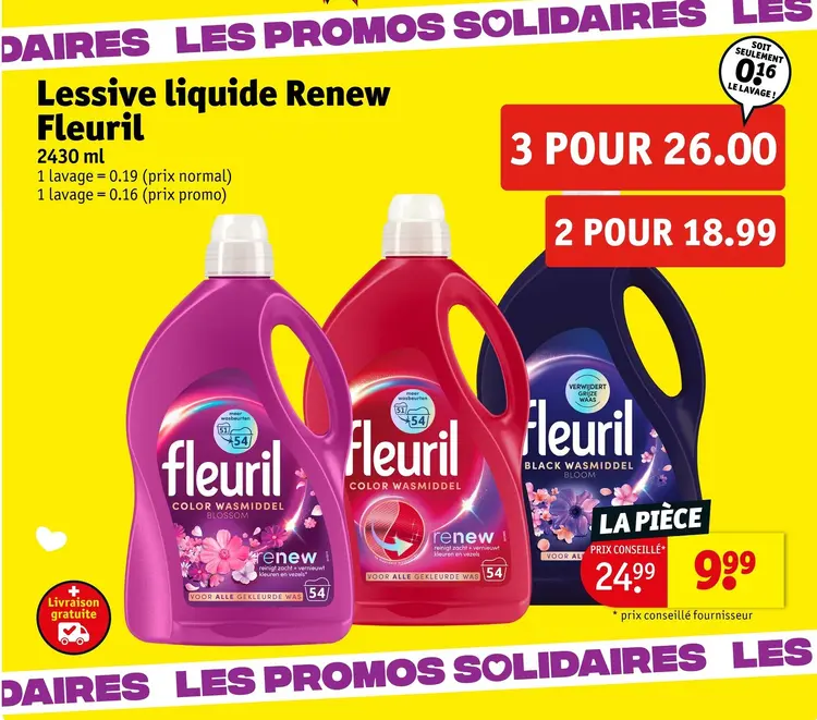 Offre: Lessive liquide Renew