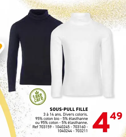 Offre: Lot de 2 sous-pulls