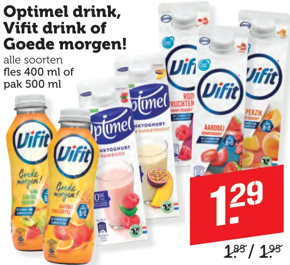 Aanbieding: Drink, drink of Goede morgen!