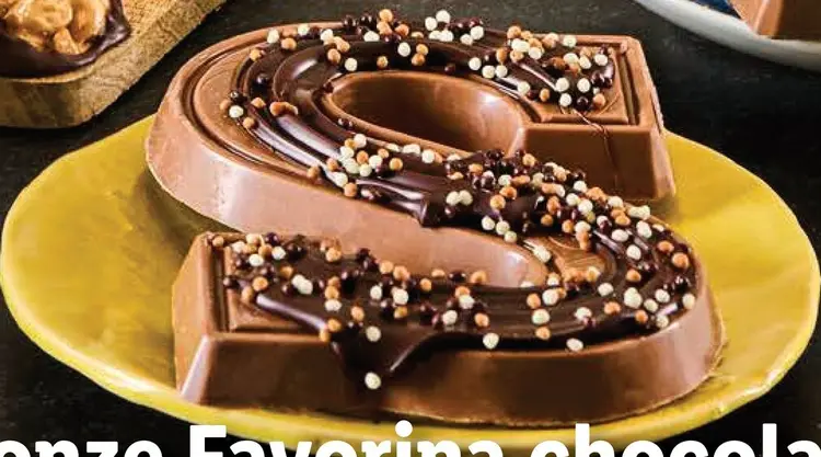 Aanbieding: Chocoladeletter met sprinkles