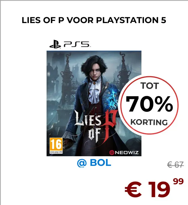 Aanbieding: Lies of p voor PlayStation 5