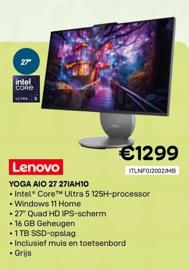 Promotie: Yoga aio 27 27iah10