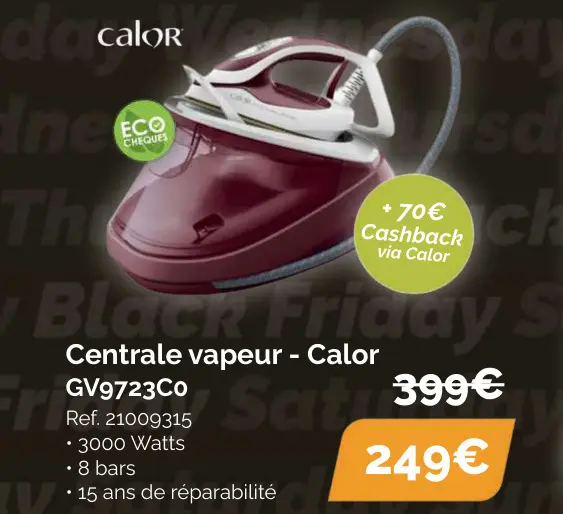 Offre: Centrale vapeur