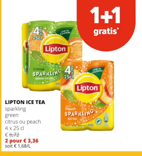Offre: Lipton ice tea