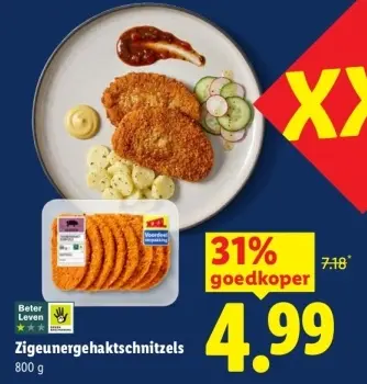 Aanbieding: Zigeunergehaktschnitzels