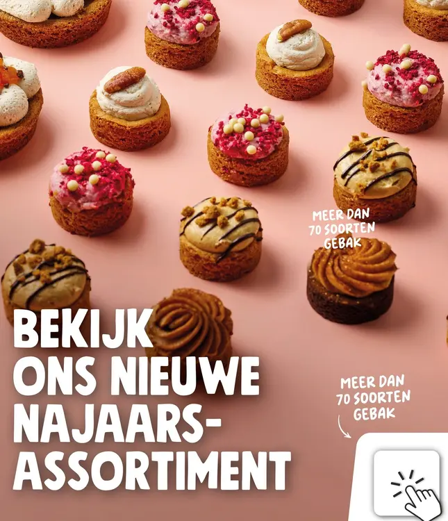 Aanbieding: Nieuwe najaars-assortiment gebak
