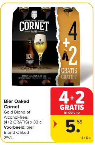 Promotie: Bier Oaked Cornet