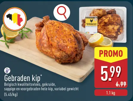 Promotie: Gebraden kip