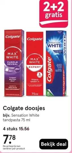 Aanbieding: Colgate doosjes