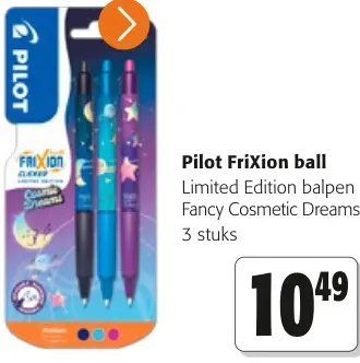 Promotie: FriXion ball Limited Edition balpen Fancy Cosmetic Dreams