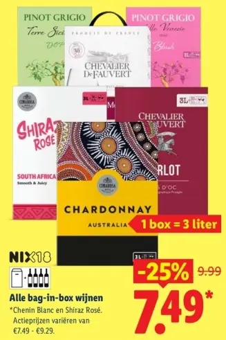 Aanbieding: Alle bag-in-box wijnen