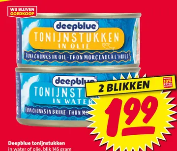 Aanbieding: Deepblue tonijnstukken