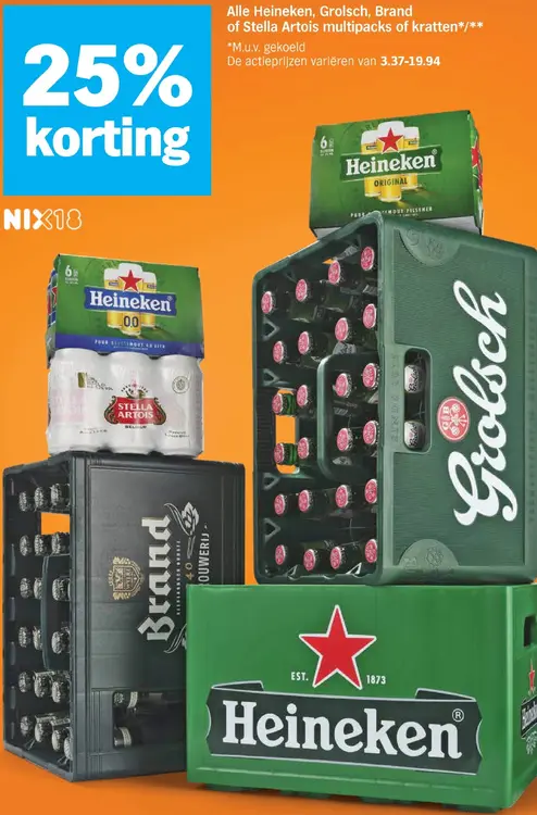Aanbieding: Multipacks of kratten