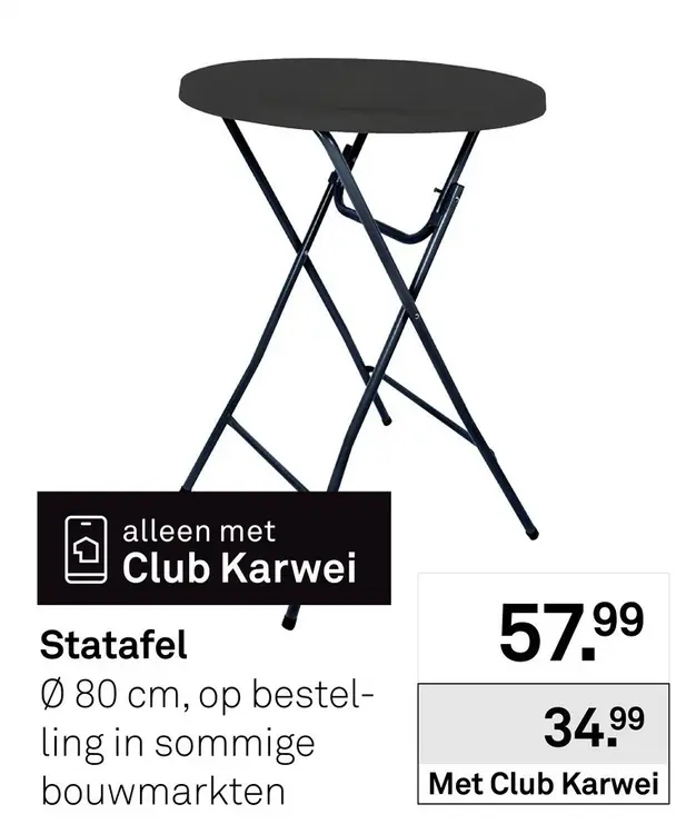 Aanbieding: Statafel