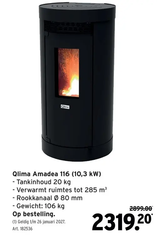 Promotie: Qlima Amadea 116 (10,3 kW)