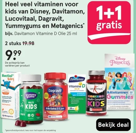 Aanbieding: Vitaminen voor kids