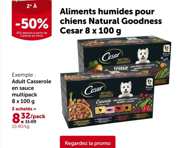 Offre: Aliments humides pour chiens Natural Goodness