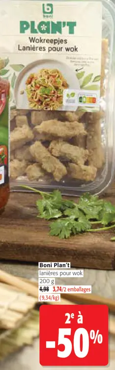 Offre: lanières pour wok