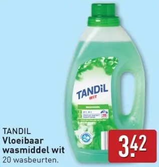 Aanbieding: Vloeibaar wasmiddel wit
