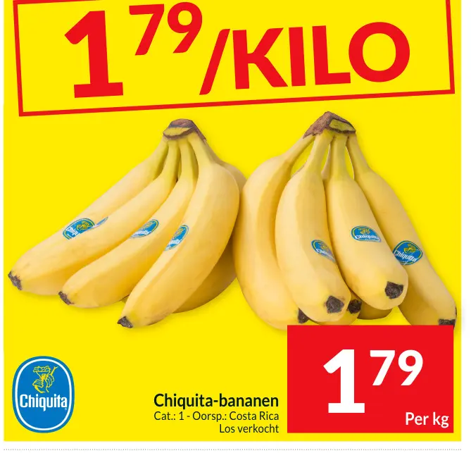 Promotie: bananen