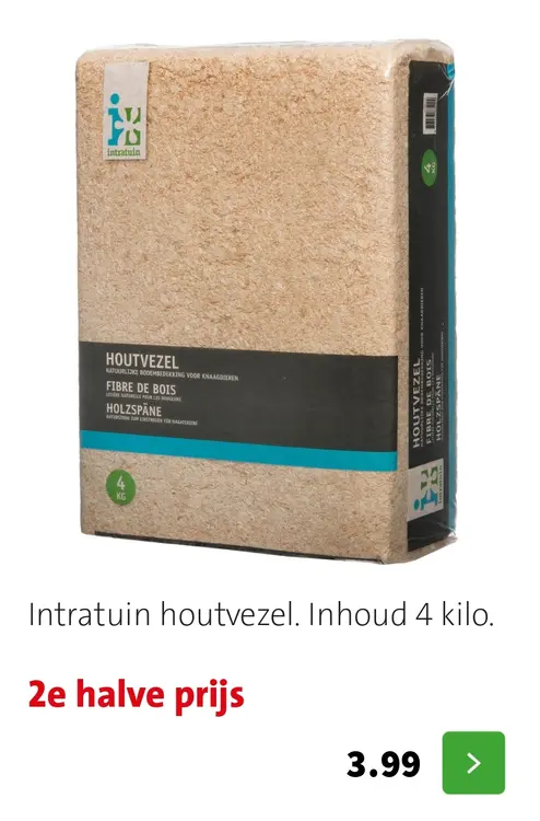 Aanbieding: houtvezel