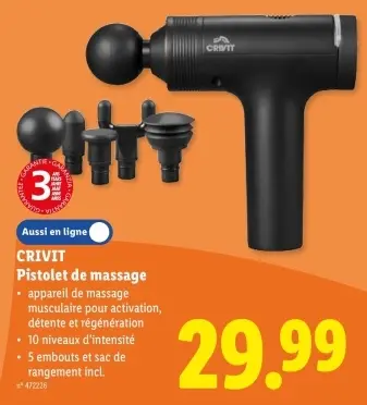 Offre: Pistolet de massage