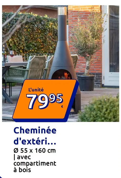 Offre: Cheminée d'extéri...