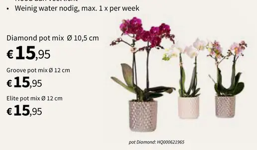 Promotie: Diamond pot mix