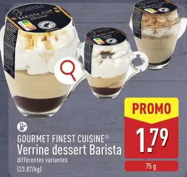 Offre: Verrine dessert Barista