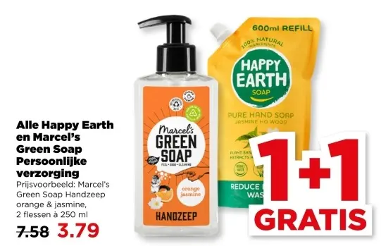 Happy Earth en Marcel's Green Soap Persoonlijke verzorging