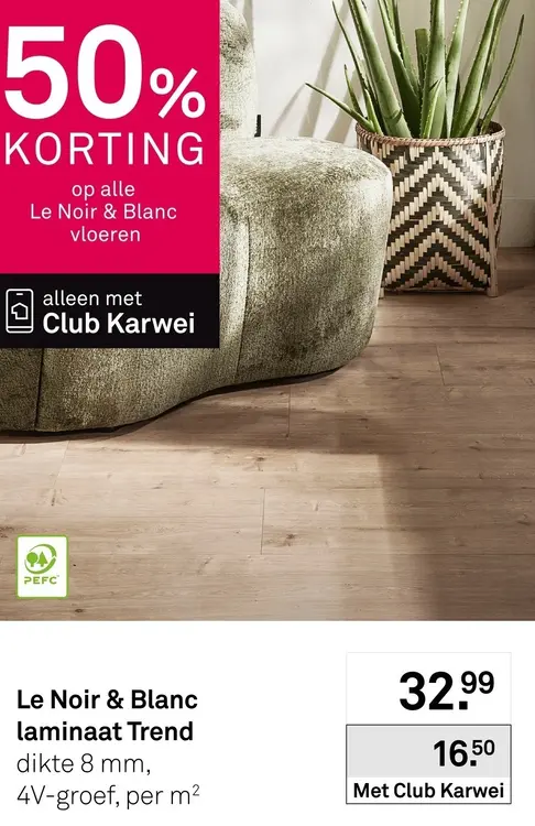 Aanbieding: Le Noir & Blanc laminaat Trend