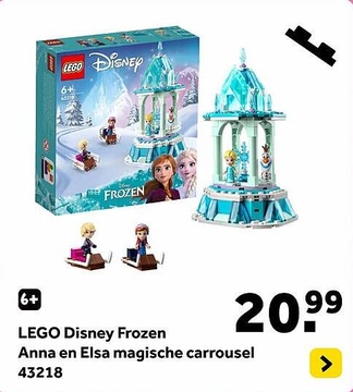 Aanbieding: LEGO Disney Frozen Anna en Elsa magische carrousel 43218