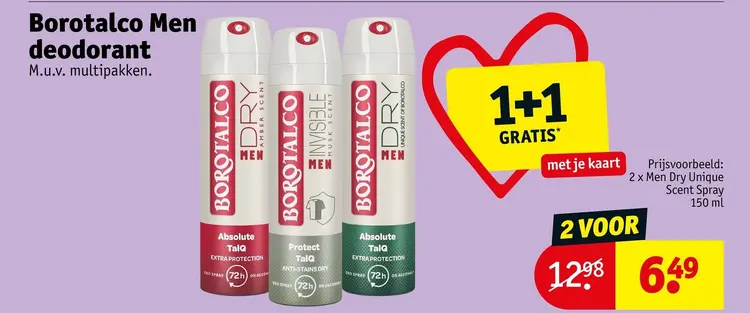 Promotie: Men deodorant