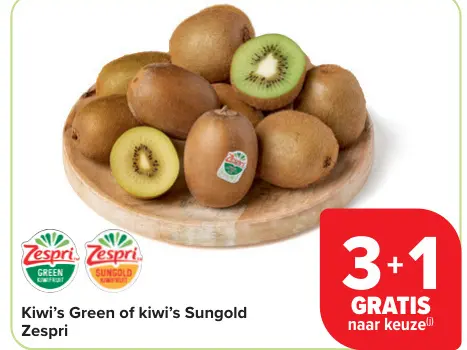 Promotie: Kiwi's Green of kiwi's Sungold