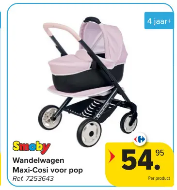 Promotie: Wandelwagen Maxi-Cosi voor pop