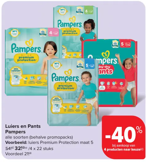 Aanbieding: Luiers en Pants
