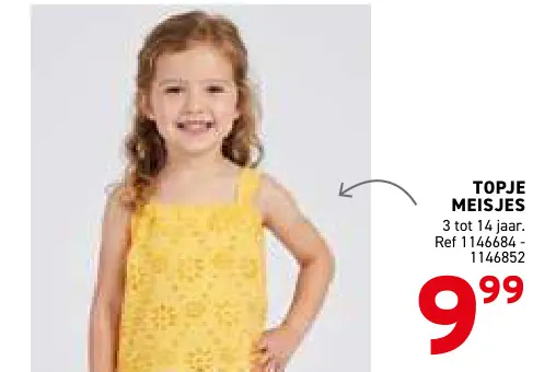Promotie: Topje meisjes