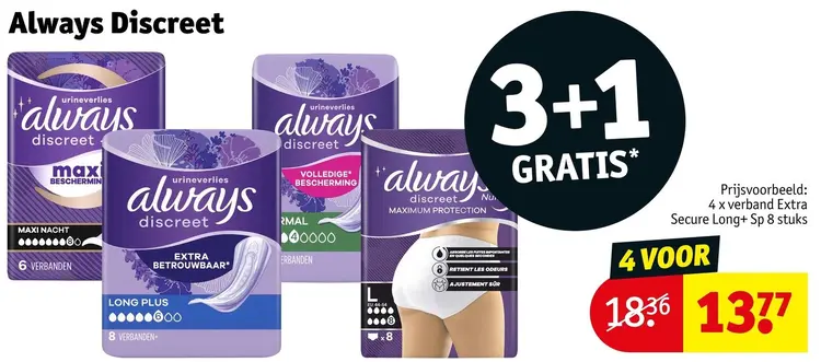 Promotie: Discreet
