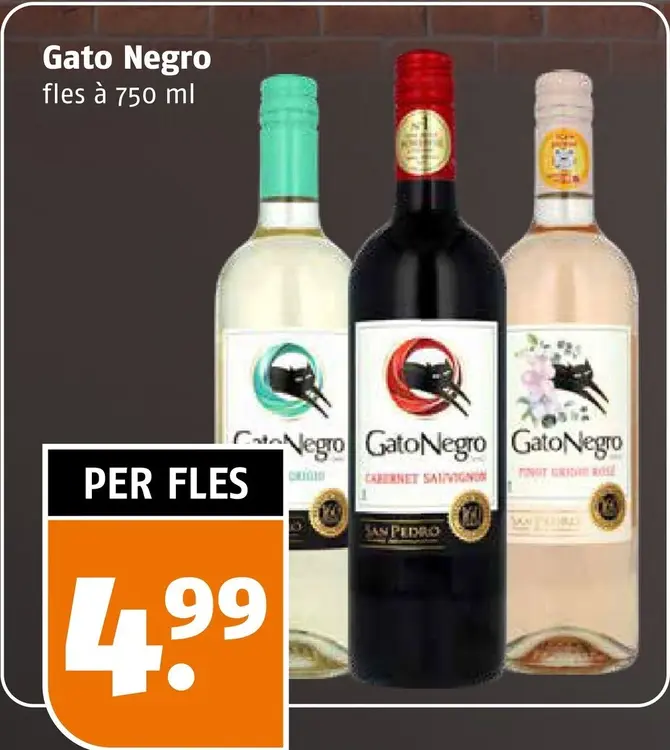 Aanbieding: Gato Negro Wijn