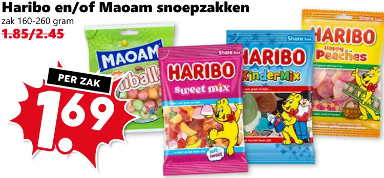 Aanbieding: Snoepzakken